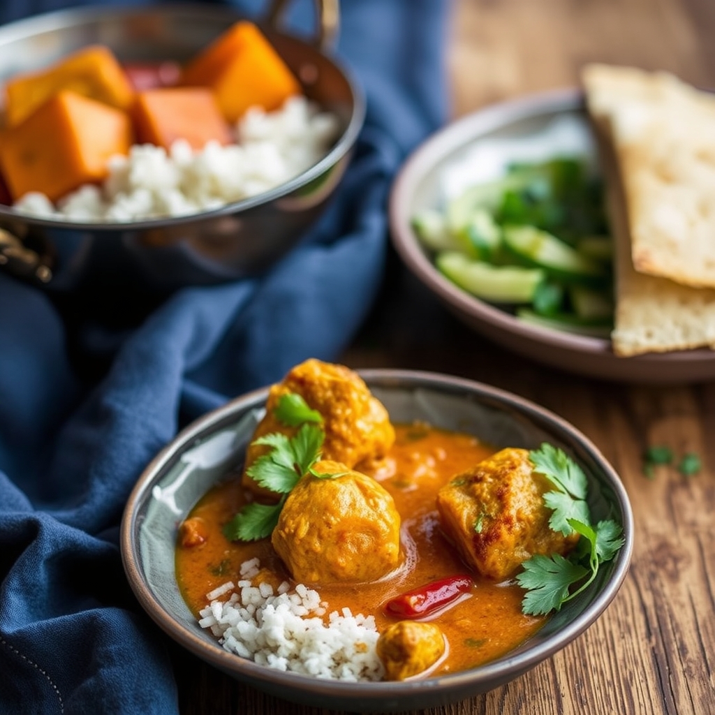 découvrez notre savoureuse recette de curry poulet indien, une explosion de saveurs épicées et de textures crémeuses qui