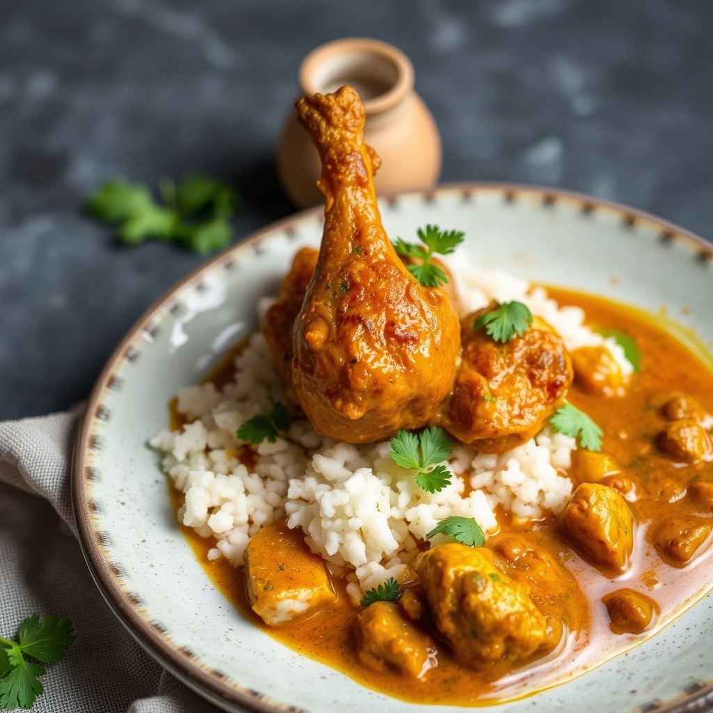 À la Découverte de lAuthenticité : Préparez un Savoureux Curry de Poulet Indien