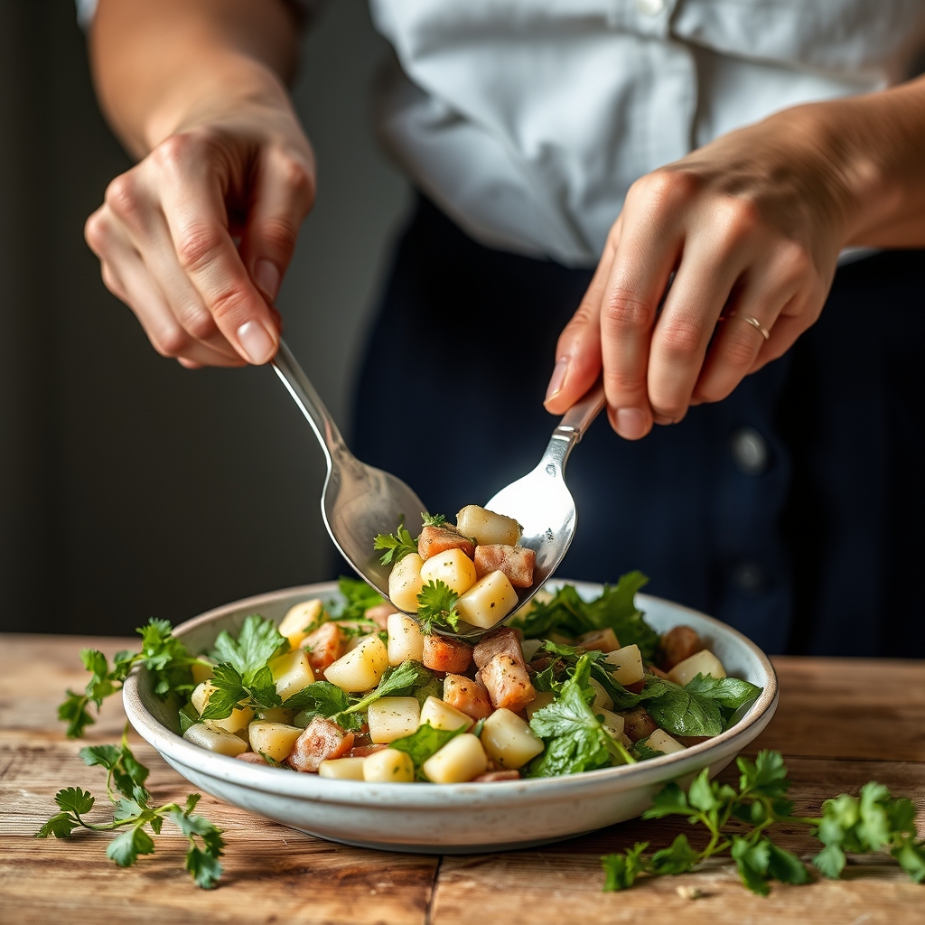 découvrez la recette traditionnelle de la salade de pissenlits de ma mère, une délicieuse préparation pleine de saveurs 