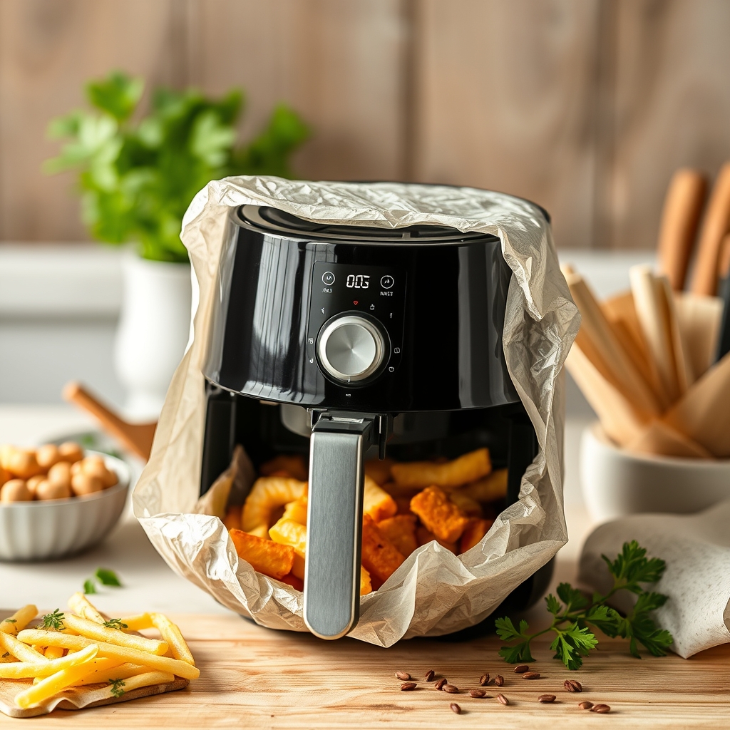 découvrez si l'utilisation de papier aluminium dans un air fryer est sans risque. apprenez les meilleures pratiques et c
