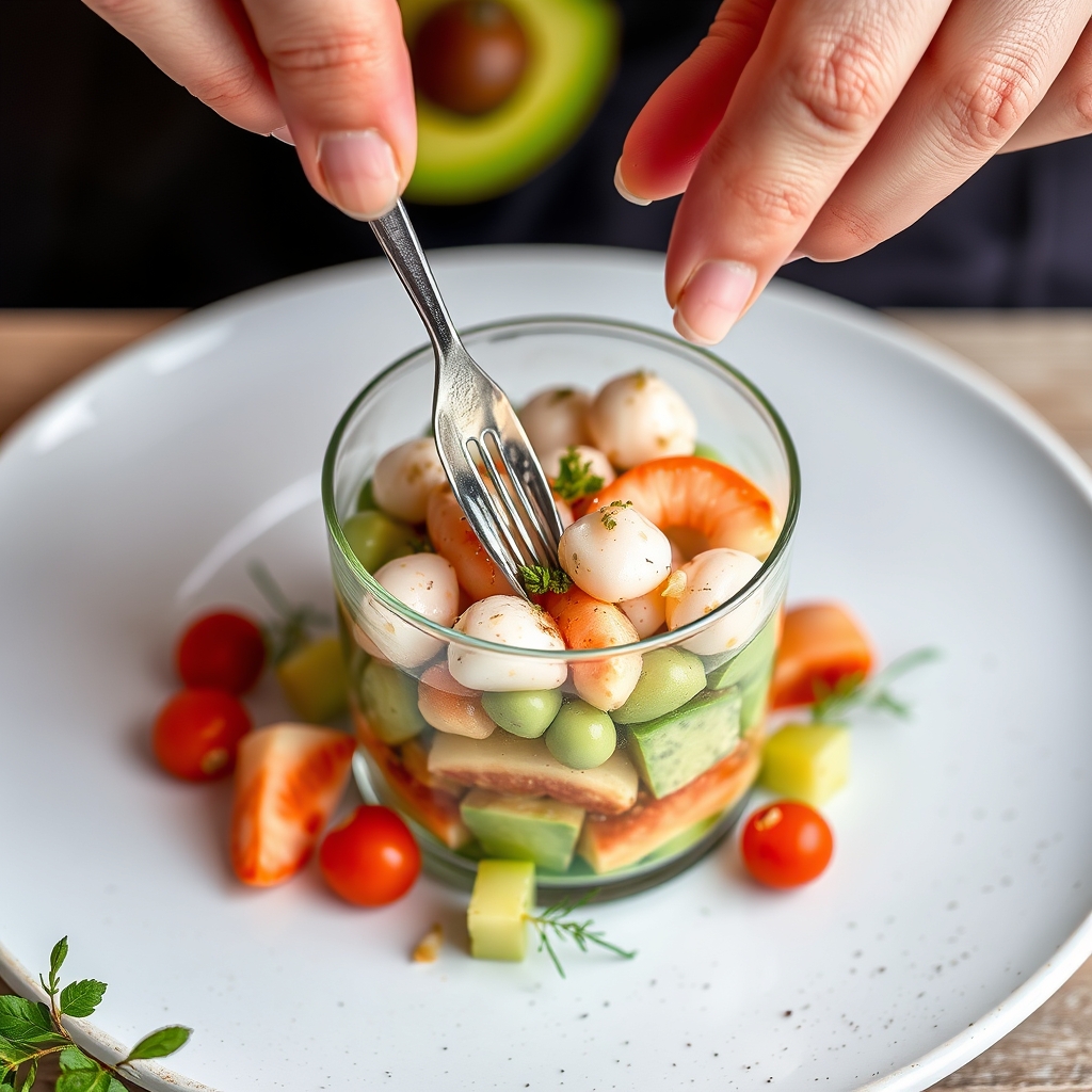 découvrez comment préparer une délicieuse verrine avocat-crevette aux agrumes grâce à nos techniques et astuces. idéale