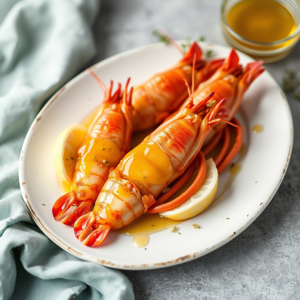 Recette crevettes au beurre dail et au miel