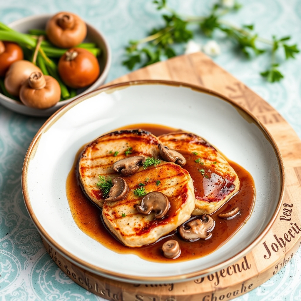 Recette Escalopes de veau avec sauce Marsala aux champignons