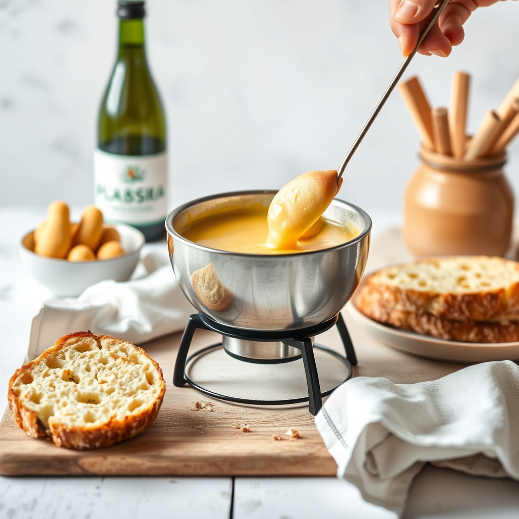 Réinventez la fondue : Utilisez du pain rassis pour une expérience savoureuse !