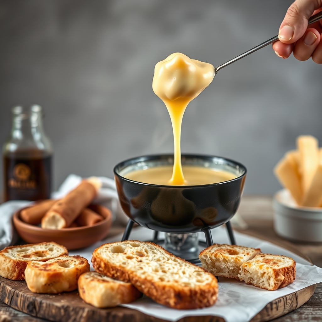 Réinventez la fondue : Utilisez du pain rassis pour une expérience savoureuse !